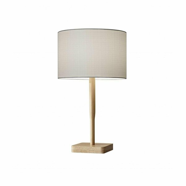 Estallar Natural Wood Table Lamp, 8 x 8 x 21 in. ES3088918